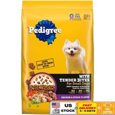 Tender Bites Chicken Steak Dry Dog Food Small Breeds 14 Lb Kibble Nutrient Rich 2.75 per pound
