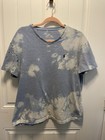 Bleached Stained Ralph Lauren Thrashed Short Sleeve Shirt V-neck Holes Rare
