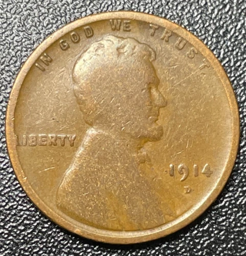 Nice Original Good 1914-D Lincoln Cent