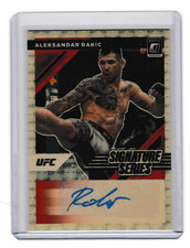 2022 Panini Donruss Optic Ufc - Aleksandar Rakic #ss-ark Gold Vinyl