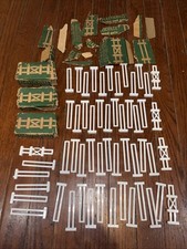 Vintage Plasticville Fence Pieces Boxes Lot