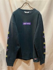 Ben Davis Long Sleeve T-Shirt Black Logo Embroidery Casual Japan