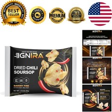 Savory Spicy Soursop Fruit Strips - Snack with Chili Kick 1.76 oz