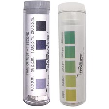 Restaurant Sanitizer Test Kit Quat Chlorine Test Strips 200 Count Food Service