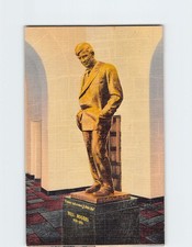 Postcard Will Rogers Bronze Statue by Jo Davidson Will Rogers Memorial Museum