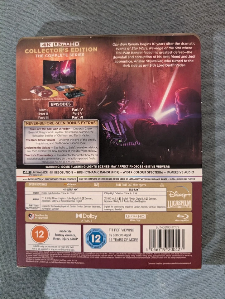 Obi-Wan Kenobi: The Complete Series 4K UHD Blu-ray Steelbook - Image 2 of 4