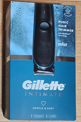 Gillette INTIMATE Pubic Hair Trimmer  New