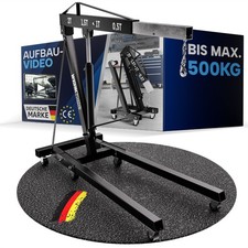 Gru officina sollevatore motore idraulico 500kg 1000kg 2000kg non pieghevole 4 ruote