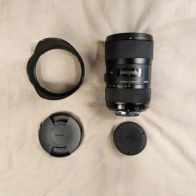 Sigma 18-35mm f/1.8 DC HSM Art Lens for Nikon F-Mount - Great Working Condition
