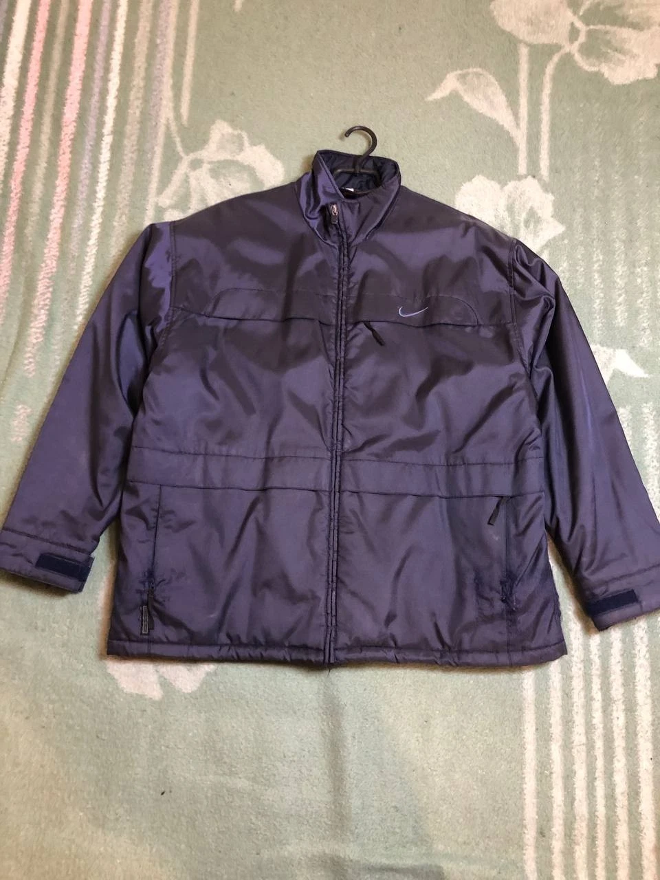 Nike Men’s Navy Jacket Hooded Size L
