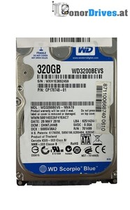Western Digital WD3200BEVS-16VAT0 - 320 GB - SATA - PCB 2060-701499-005 Rev. A*