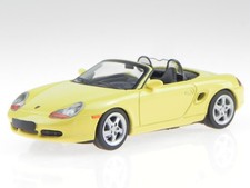 Porsche Boxster Typ 986 1999 yellow diecast model car 940068030 Maxichamps 1:43