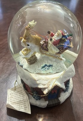 Musical Santa Claus And Reindeer Target Limited Edition Snow Globe