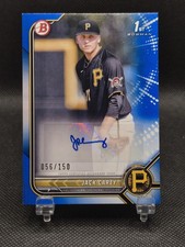 2022 Bowman Paper Prospect Auto Blue Border /150 Jack Carey #PPA-JC Auto