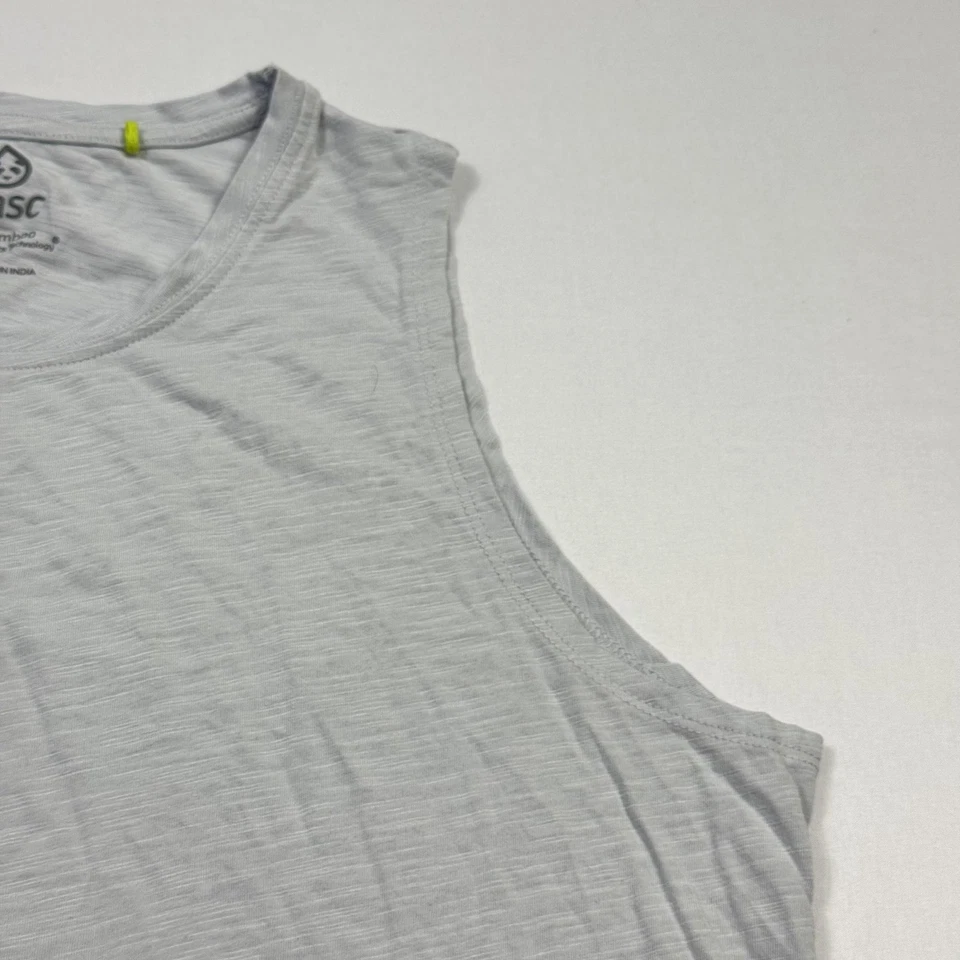 Camiseta sin mangas Tasc Performance para mujer grande gris bambú entrenamiento atlético yoga Foto 2 de 4