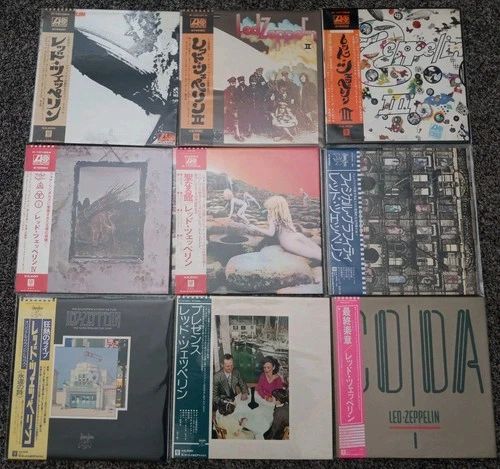 LED ZEPPELIN LP LOT!! black sabbath pink floyd the who doors heavy metal rock RL