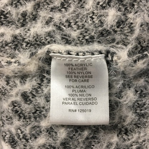 Joseph A Fuzzy Open Front Sweater Womens XL Beige Black Animal Print Long Sleeve - 第 18/21 張圖片