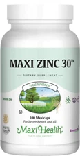 Maxi Health Maxi Zinc 30 mg - 100 MaxiCaps