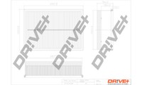 Dr!ve+ DP1110.10.0188 Luftfilter Einsatz FüR Nissan Opel Renault Vauxhall