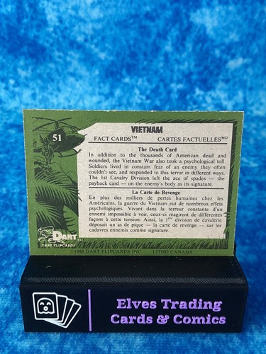 Vietnam Fact Cards SINGLE Non-Sport Trading card by Dart FlipCards 1988 - Picture 102 of 128