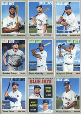 2019 Topps Heritage Baseball Toronto Blue Jays Team Set of 13 Cards (No SPs)
