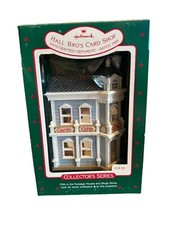 1988 Hallmark Hall Bro's Card Shop 5 Nostalgic Homes  Shops Series W Box