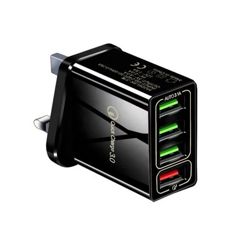 FAST 4 USB port Qualcomm 3.0 quick charge usb wall charger UK SELLER - 第 4/80 張圖片