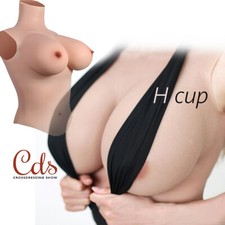 B-H Cup Realistic Breast Forms Silicone Fake Boobs For Crossdresser Drag Queen