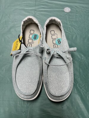 Hey Dude Shoes Women's Wendy Stretch Sparkling Sky Blue, Size