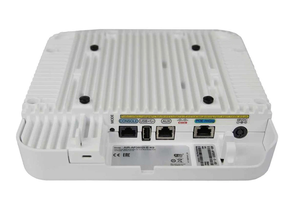 Cisco AIR-AP3802I-E-K9 5-GHz Access Point 802.11ac Dual Band kein Netzteil - Bild 3 von 4