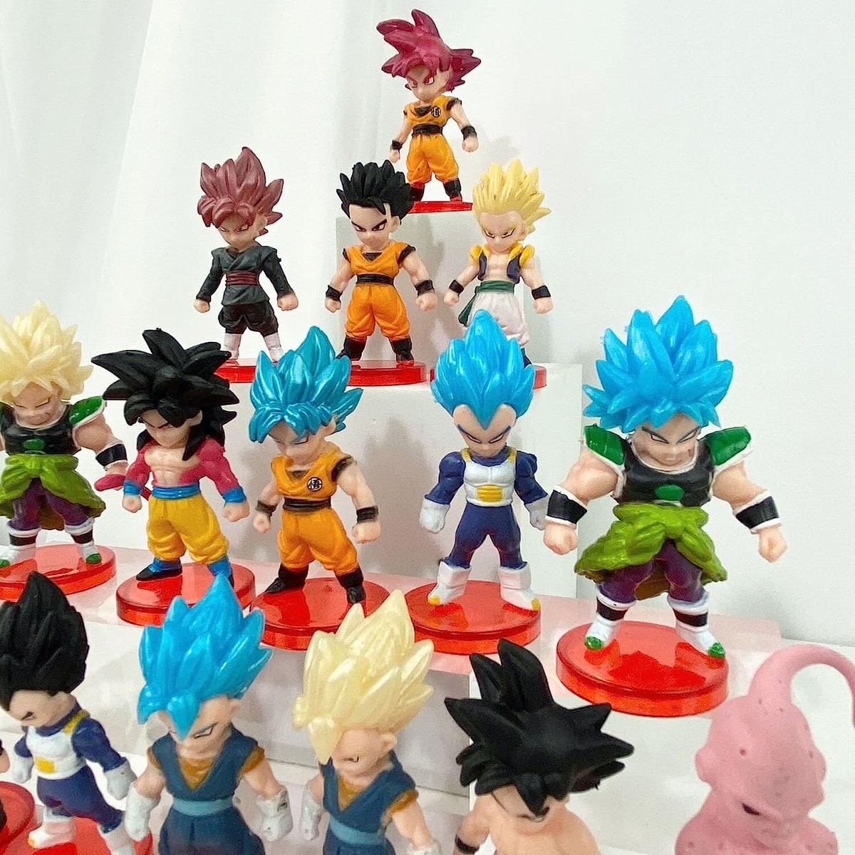 Dragon Ball Z 16-Piece Action Figure Set, 3-inch Collectibles for