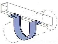Unistrut P2558-15 EG, Channel Pipe Strap, Pipe Strap, 1 PC