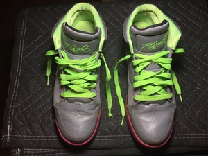 air jordan pink and green