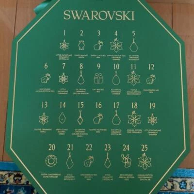 Swarovski Annual Edition 2022 Advent Calendar Set of 25 Swarovski Annual Edition 2022 Advent Calendar Set of 25