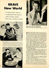 Jeanne Carson Magazine Photo Clipping 2 Page U8045