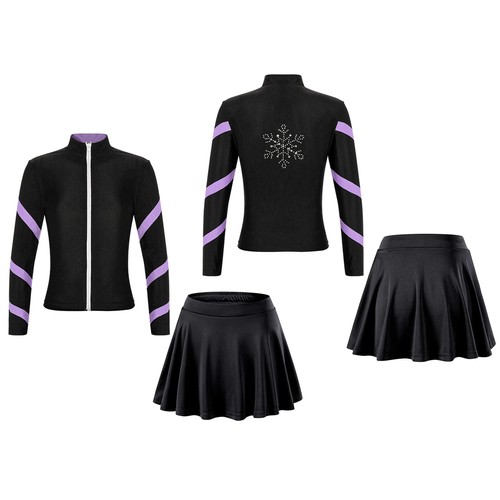 Kinder Mädchen Activewear 2-teiliges Sportoutfit Sportbekleidung Gymnastik Set - Bild 29 von 56