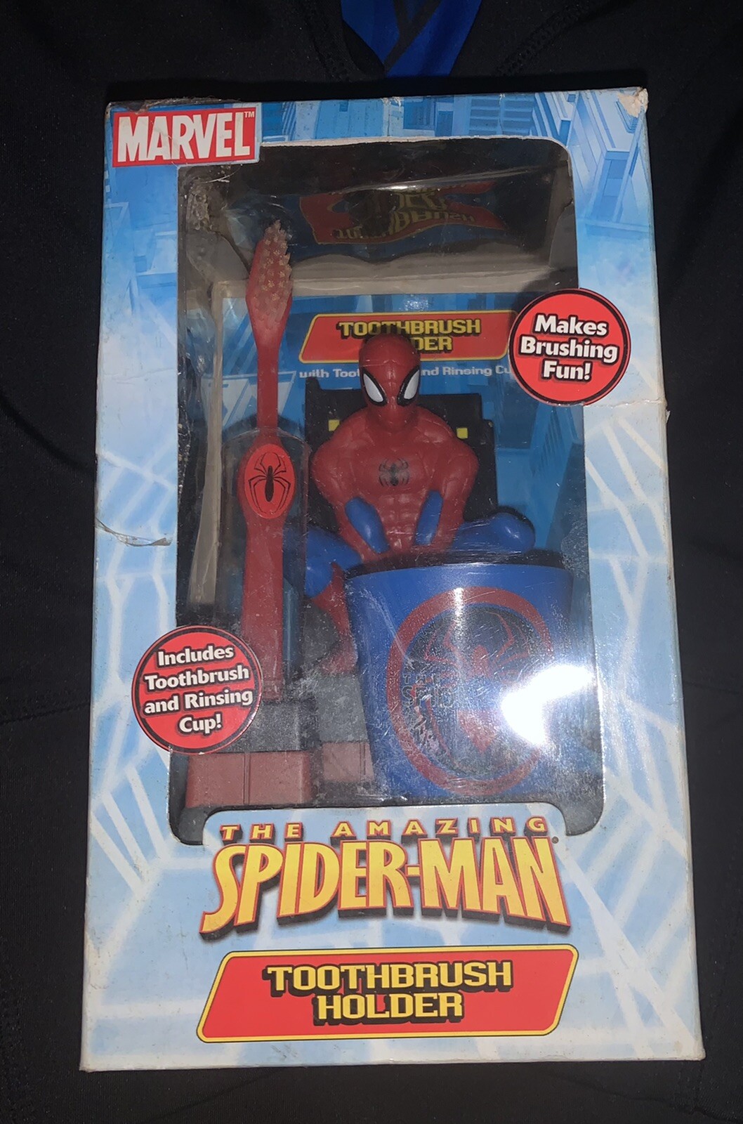 Marvel The Amazing SpiderMan Toothbrush Holder SET UNIT 3PACKAGING