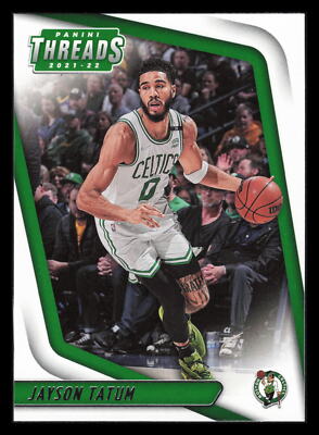 2021 Panini Chronicles Jayson Tatum Threads #96