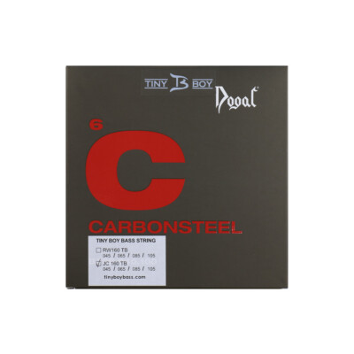 Tiny Bass JC160, Carbon Steel Flat Wound, .045 - .105