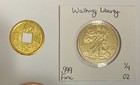 ✯ 12 Piece ESTATE LOT ✯ GOLD SILVER COPPER LOVERS MIXED BARS TOKENS BILLS ✯ b — photo 6