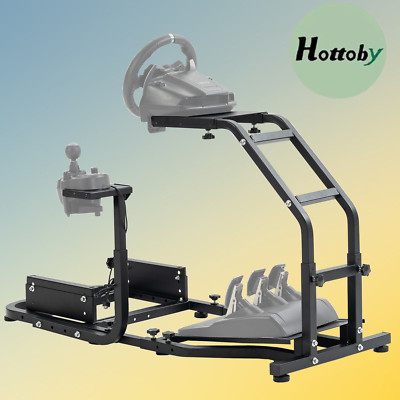 Hottoby Racing Simulator Cockpit Adjustable Fit Logitech G923 G920 Thrustmaster