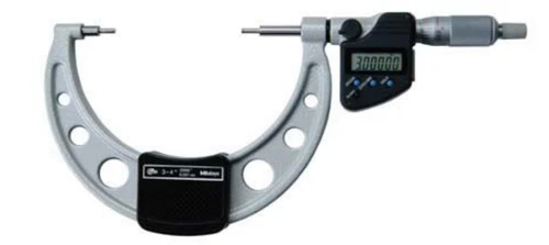 Mitutoyo 331-354-30 Spline Micrometer, 3-4"/76.2-101.6mm Range, .00005"/0.001mm 