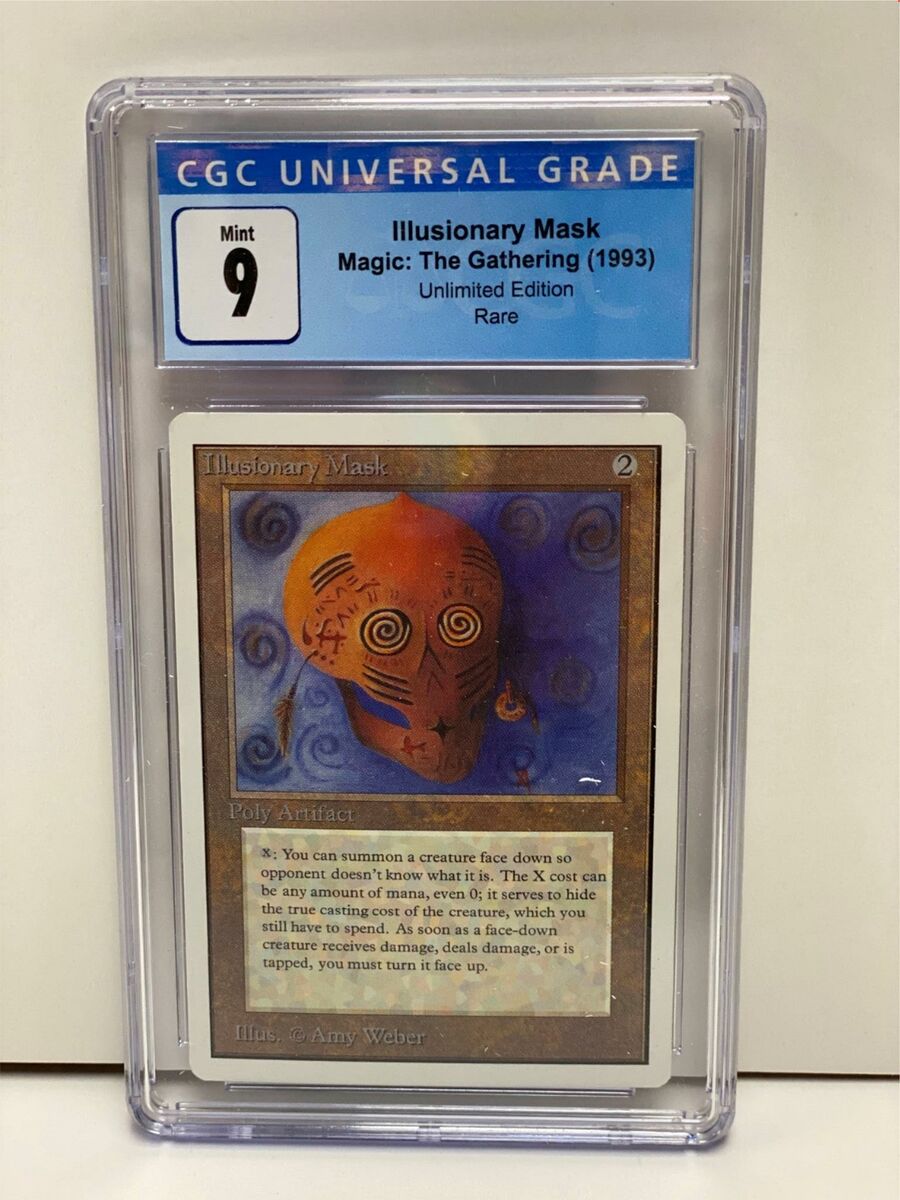 CGC 9 MINT ~ Illusionary Mask ~1993 Unlimited ~ Magic CGC 9 MINT ~ Illusionary Mask ~1993 Unlimited ~ Magic