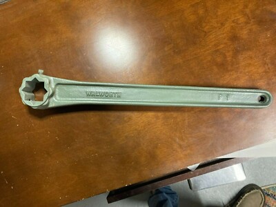 Vintage NOS Walworth 8 Point Hydrant Wrench V-V865-A P1