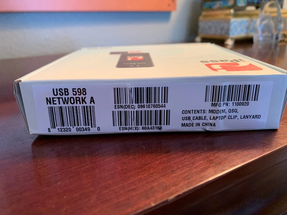 Sierra Wireless USB 598 Broadband USB Modem Network A Vintage iPass - Image 4 of 4