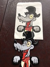 Hot Rod Wolf Lone Wolf License Plate Topper Big Bad Wolf All Metal Mechanical