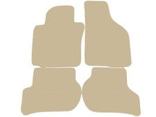 Beige Fußmatten Velour für VW Golf VI 2008-2016 Autoteppiche, 14xRand