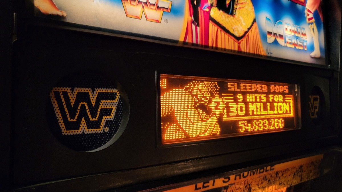 WWF / WWE ROYAL RUMBLE PINBALL MACHINE (NICE!) - DATA EAST | eBay