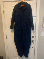 Vintage Red Kap Mechanic Work Coveralls Jumpsuit Zip Navy 44 REG LOT OF 3 PAIR