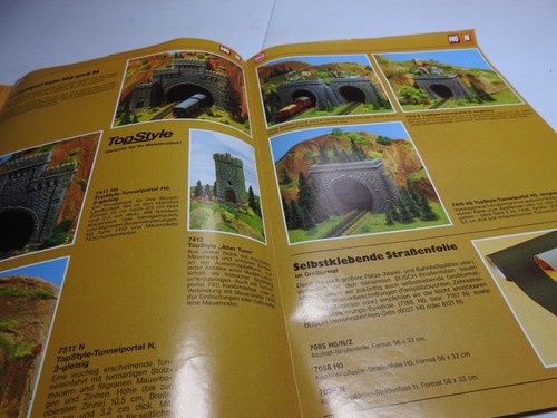 Busch Modellbahn Zubehör Eisenbahn Modellbau Prospekt 1985 - Bild 3 von 4